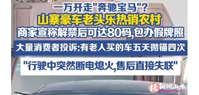 山寨豪车老头乐热销农村